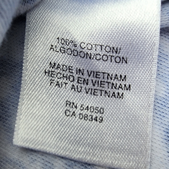 L blue/white scroll top - Picture 10 of 14